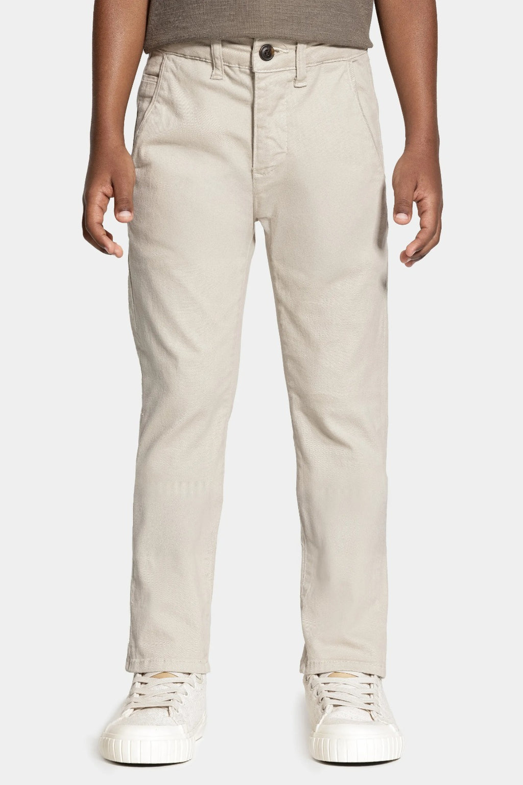 Calça Chino Infantil Color Areia