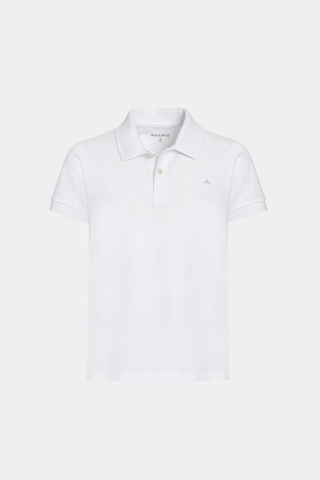 Polo Infantil Manga Curta Branco
