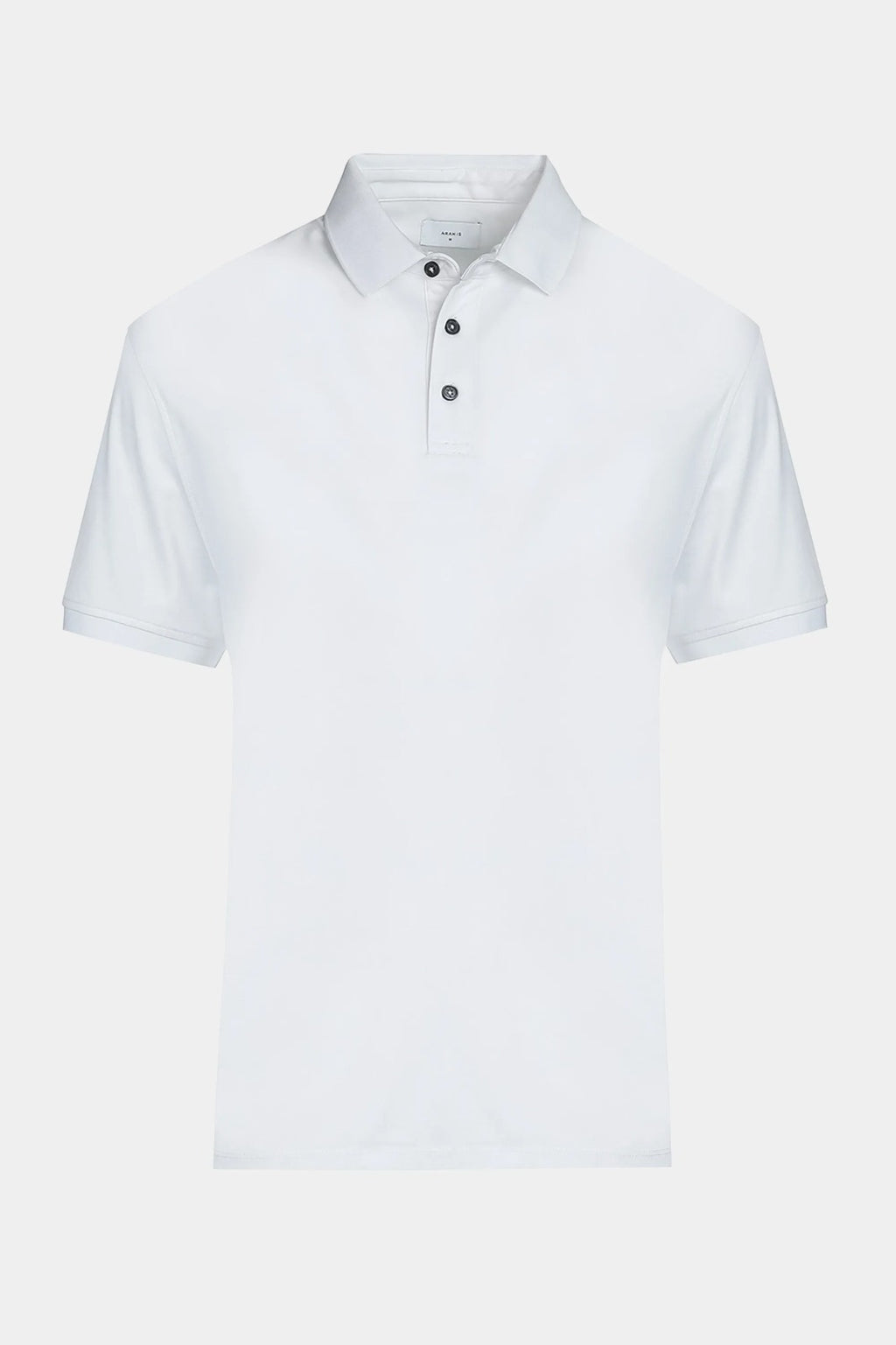 Polo Manga Curta Silk Blend Modal