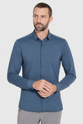 Camisa Bold Manga Longa Marinho Médio