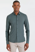 Camisa New Bold Manga Longa Verde Garrafa