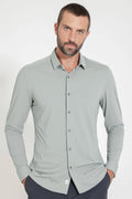 Camisa Bold Manga Longa Verde Pistache