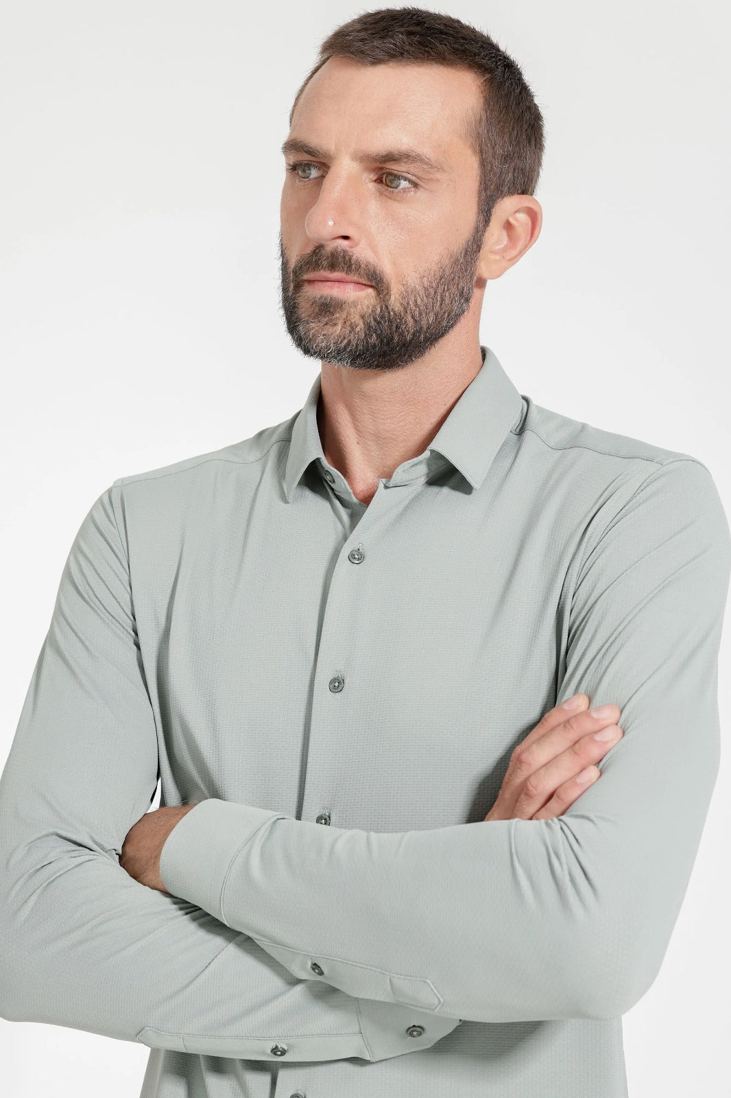 Camisa Bold Manga Longa Verde Pistache