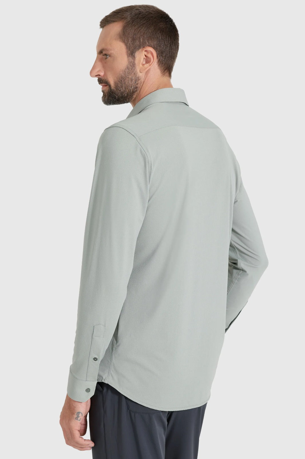 Camisa Bold Manga Longa Verde Pistache