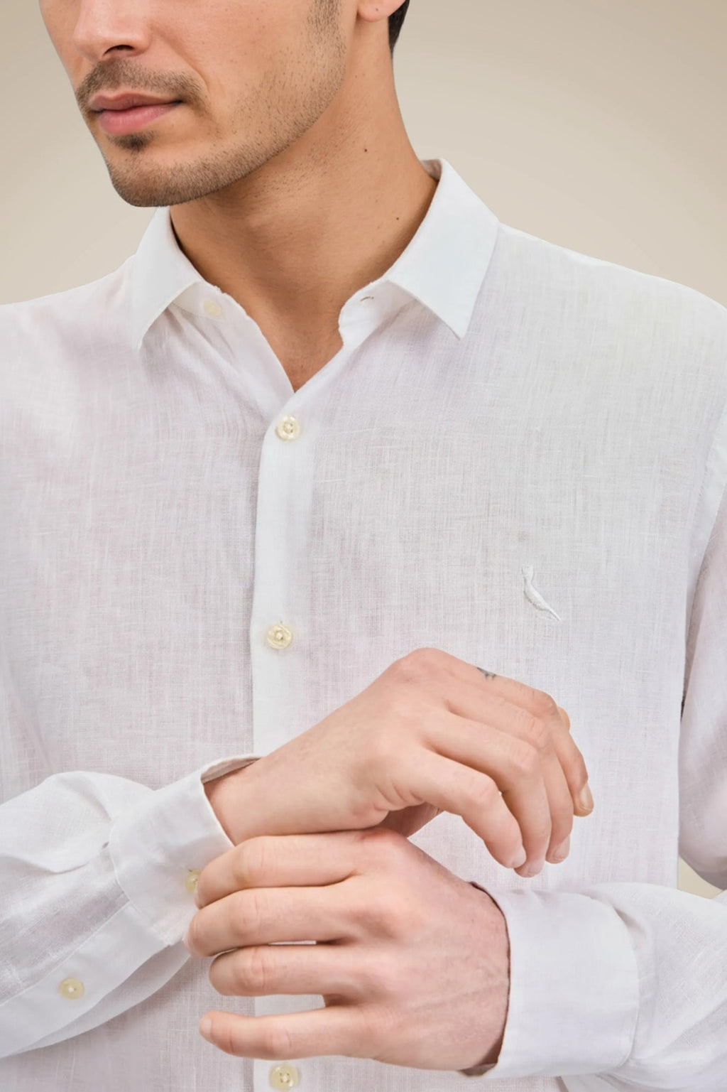 Camisa manga longa Linho Pienza