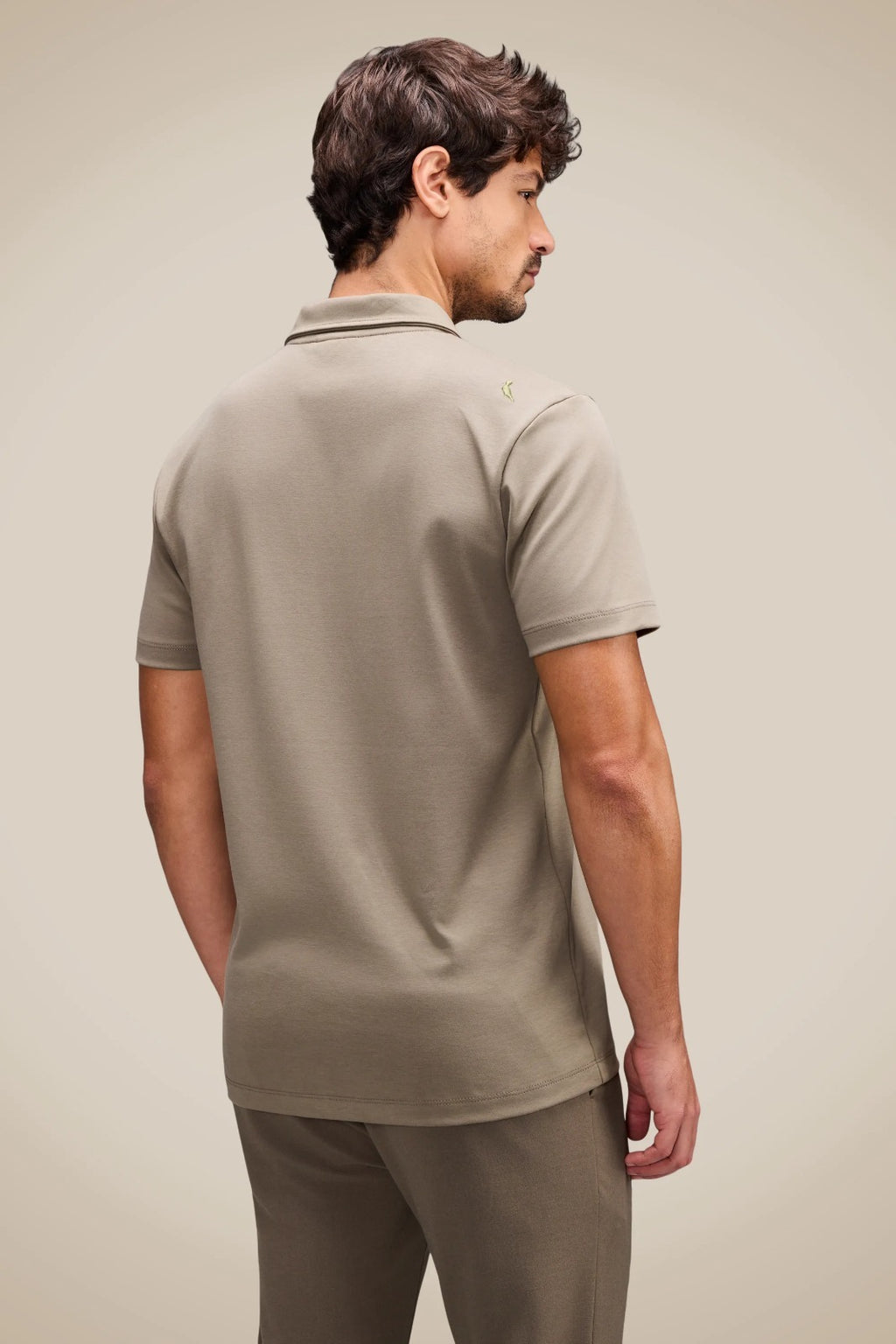 Polo Regular Soft Touch Bege