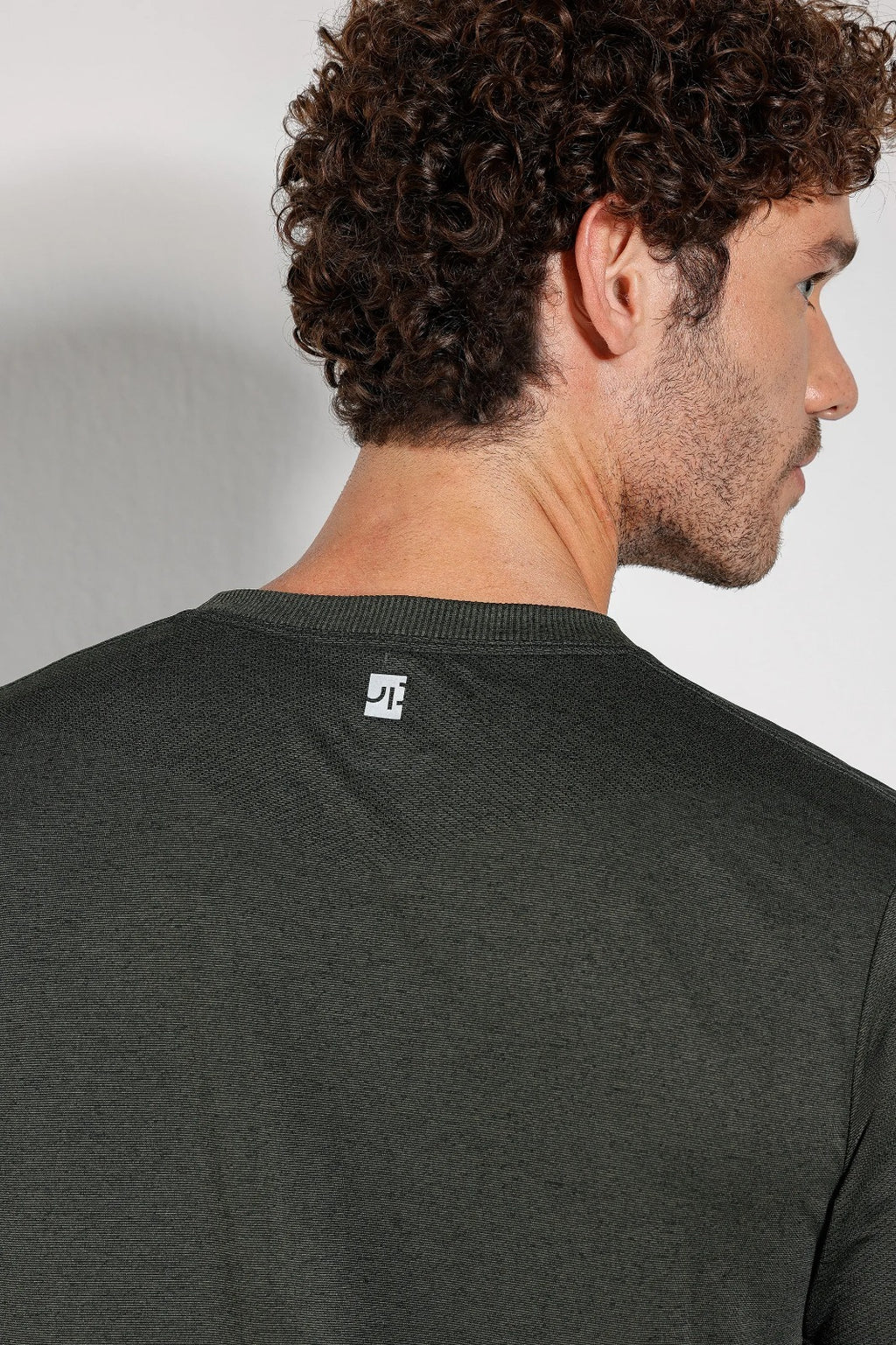 Camiseta Seamless Jacquard Verde Militar