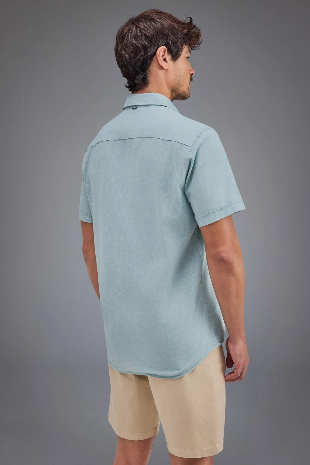Camisa Manga Curta Oxford Color