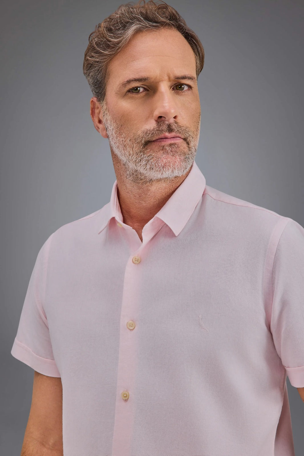 Camisa Manga Curta Oxford Color