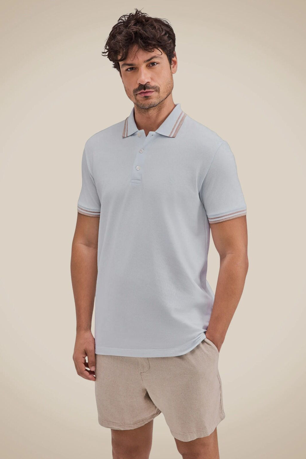 Polo Friso Rajado