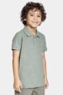 Polo Infantil Manga Curta Menta