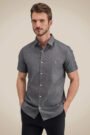 Camisa Manga Curta Oxford Color