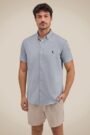 Camisa Manga Curta Oxford Color