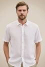 Camisa Manga Curta Linho Pienza